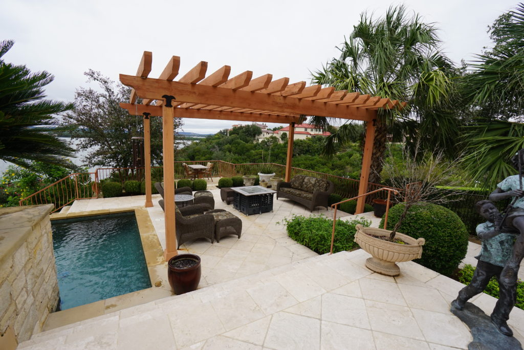 poolside trellis